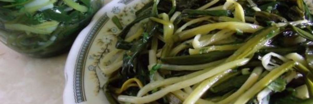 Салат из черемши