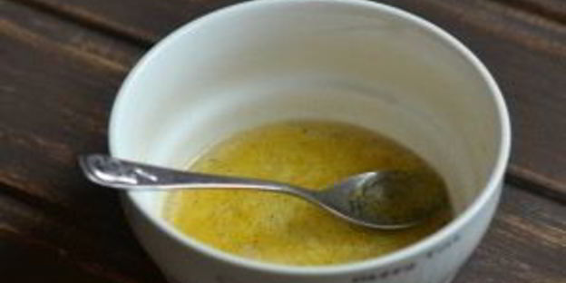 салат из фасоли с чесноком