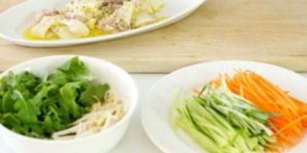 салат из кальмаров и огурцов