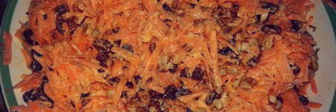 Салат из моркови с имбирем