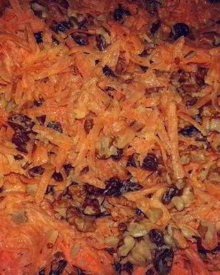 Салат из моркови с имбирем