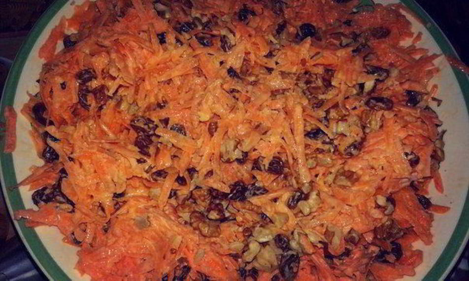 Рецепт салата из моркови с имбирем