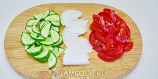 салат из пасты орзо и консервированного тунца