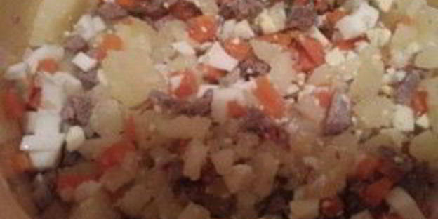 салат из печени с сыром