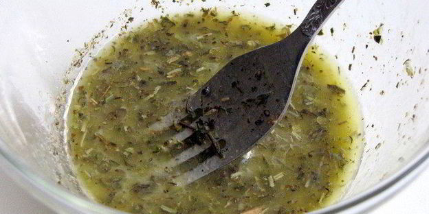 салат из семги с овощами