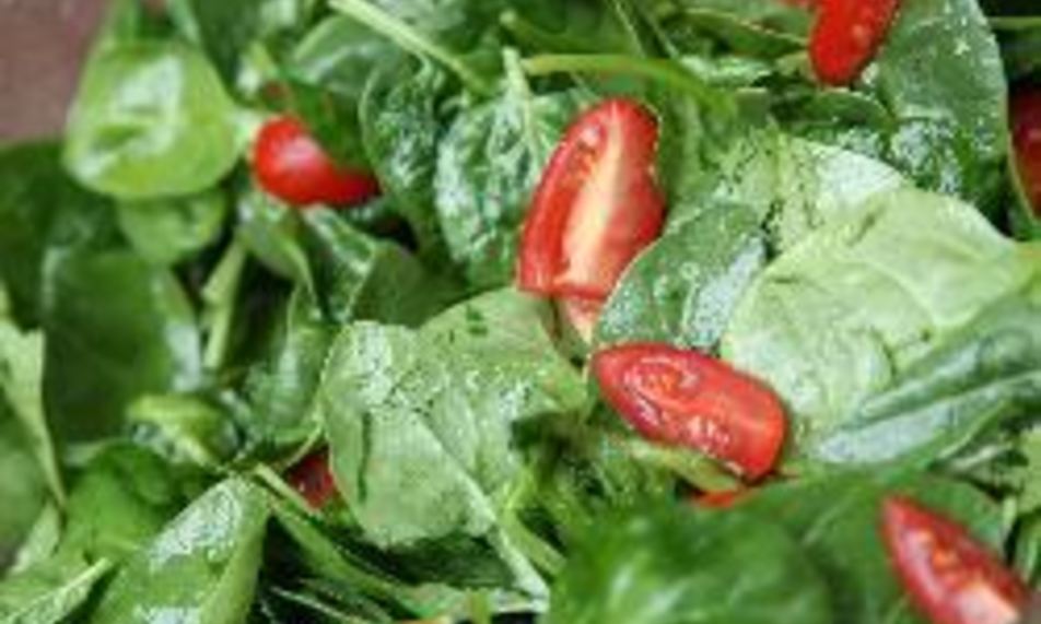 Рецепт салата из шпината