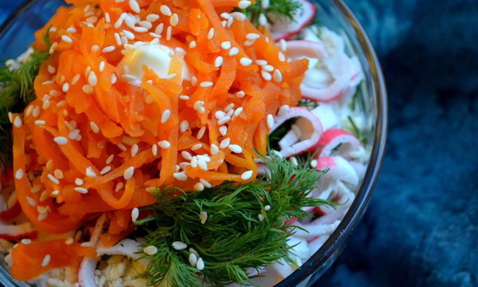 Рецепт салата крабового