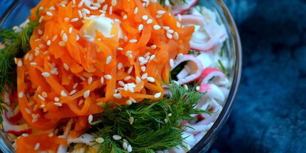 салат крабовый