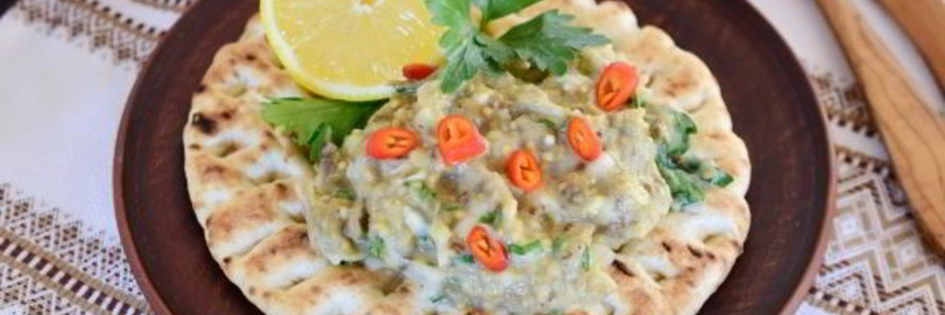 Салат Мелидзаносалата из баклажанов