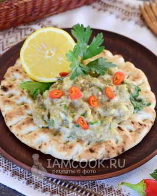 Салат Мелидзаносалата из баклажанов