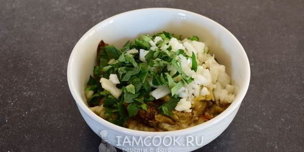 салат мелидзаносалата из баклажанов