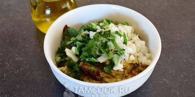 салат мелидзаносалата из баклажанов