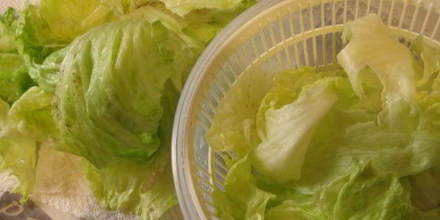 французский зеленый салат мимоза