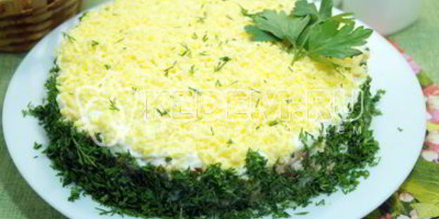 классический салат мимоза