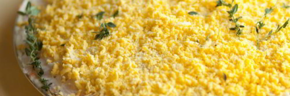 Мимоза с сыром