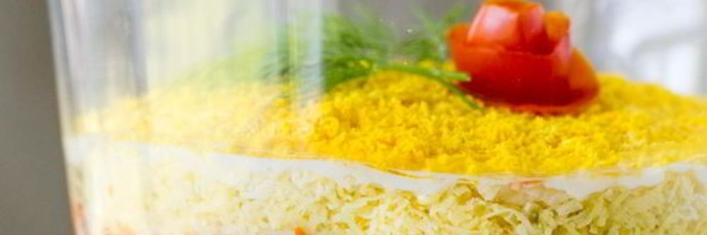 Мимоза с тунцом