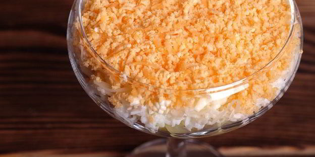 мимоза в бокале