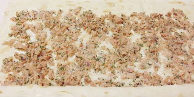 мимоза в лаваше