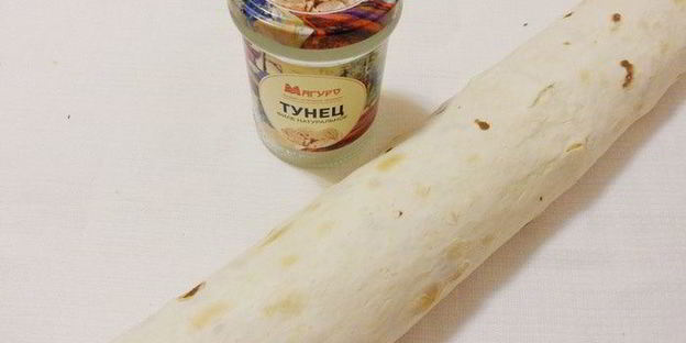 мимоза в лаваше