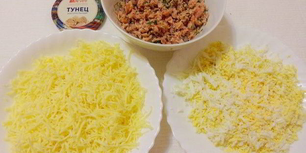 мимоза в лаваше