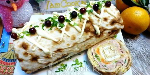 рулет мимоза