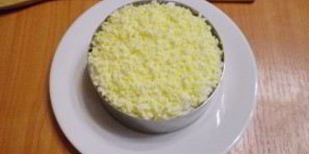 салат мимоза без картофеля