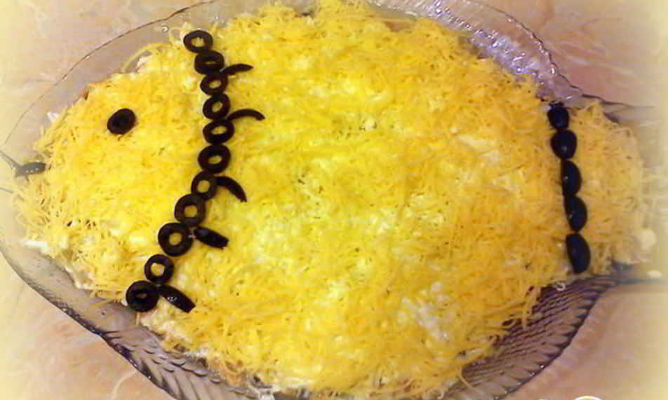 Рецепт салата мимоза изысканный