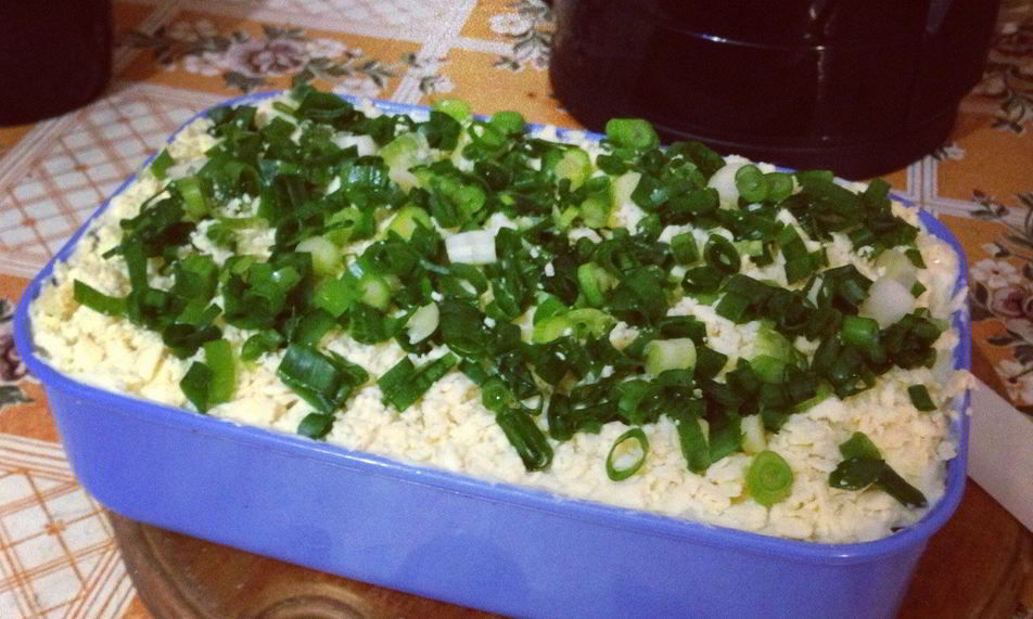 Рецепт салата мимоза легкий