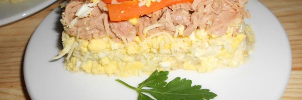 Салат мимоза по-новому