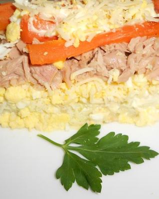 Салат мимоза по-новому