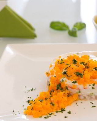 Салат Мимоза с консервированным тунцом