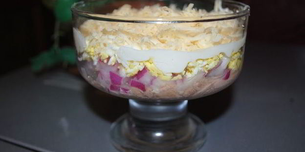 салат моя мимоза