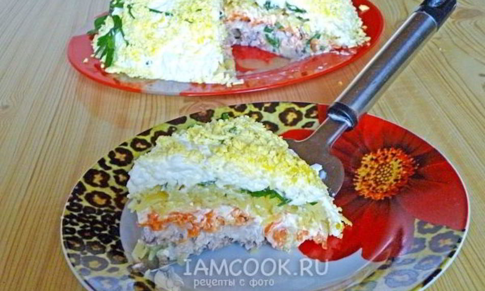 Рецепт слоеного салата мимоза