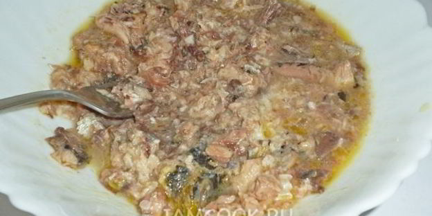 слоеный салат мимоза