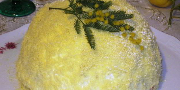 цуккотто мимоза с лимонным муссом