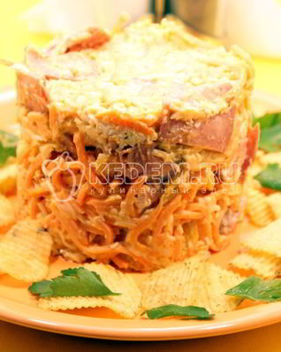 Салат Орхидея