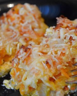 Филе трески под шубой