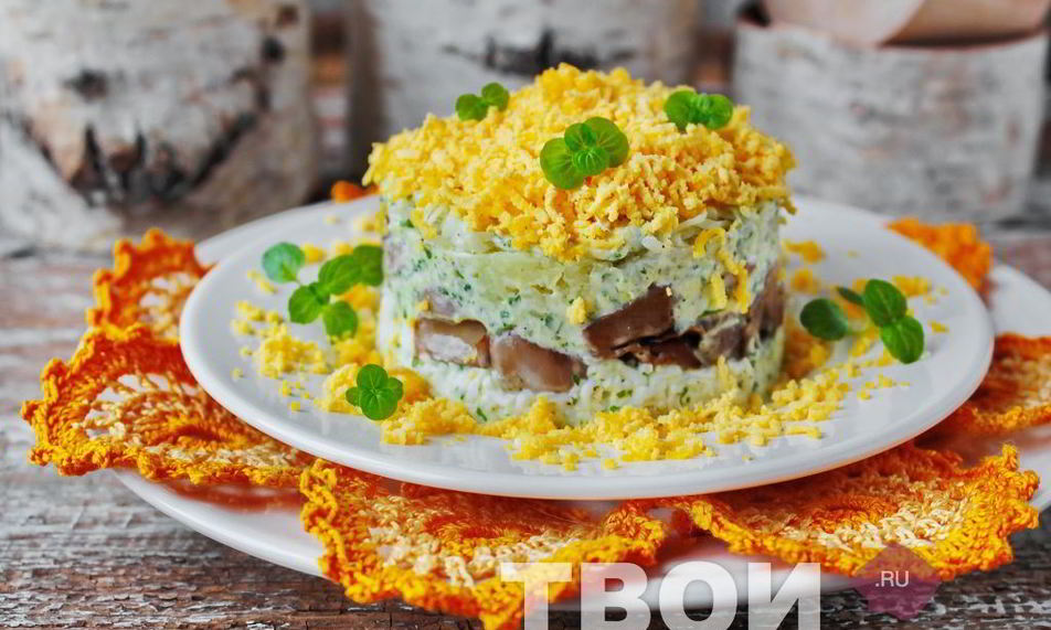 Рецепт грибов под шубой