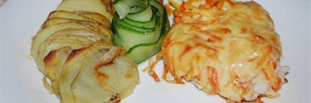 Индейка под шубой в духовке