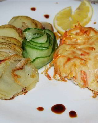 Индейка под шубой в духовке