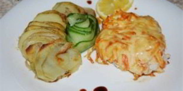 индейка под шубой в духовке