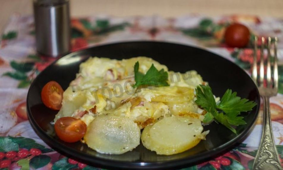 Рецепт картошки под шубой в духовке