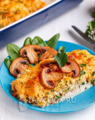 Куриная грудка под шубой в духовке