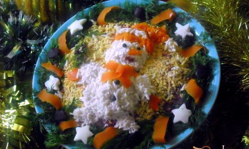 Рецепт новогодней сельди под шубой