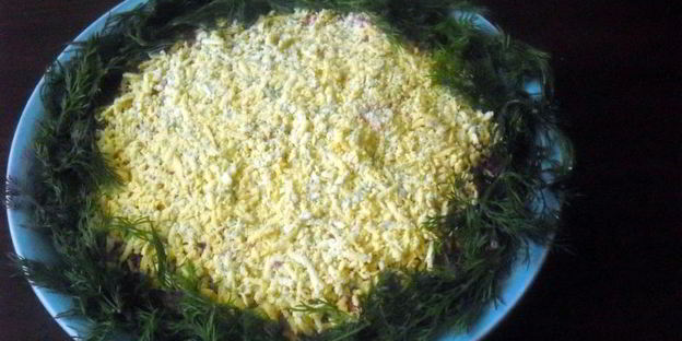 новогодняя сельдь под шубой