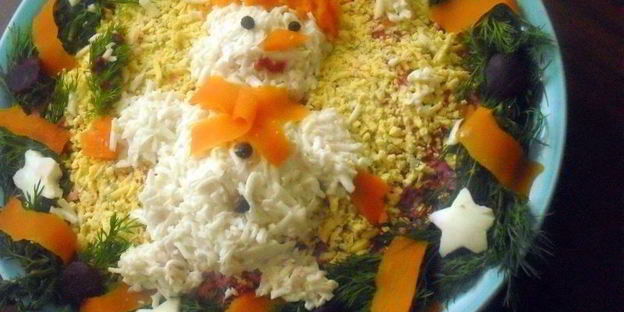 новогодняя сельдь под шубой