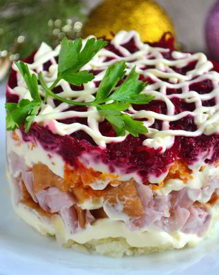 Петушок под шубой