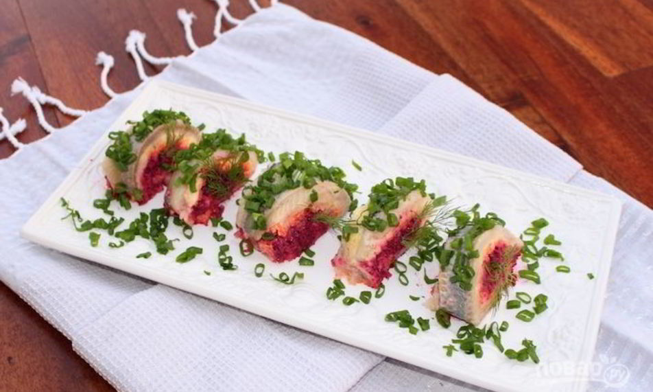 Рецепт рулетов селедка под шубой