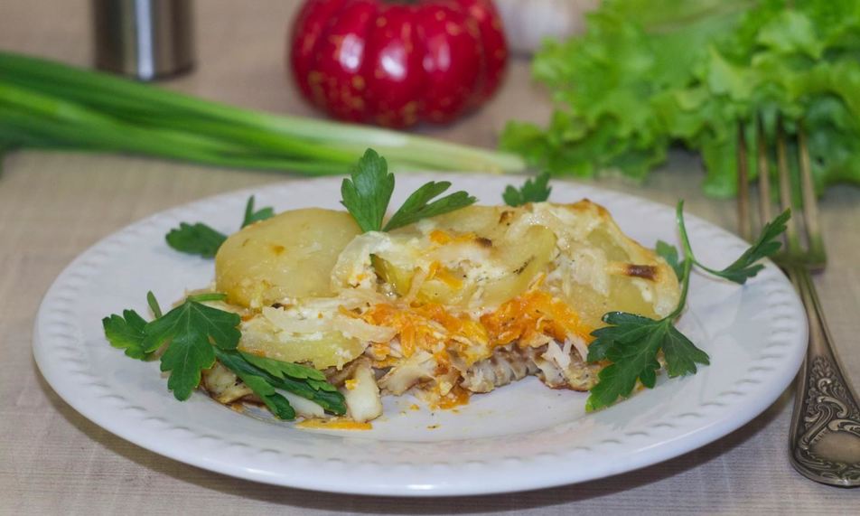 Рецепт рыбы под шубой запеченная в духовке