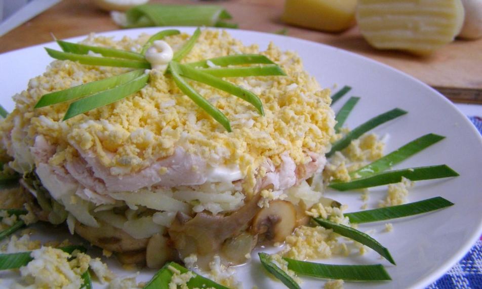 Рецепт салата грибы под шубой